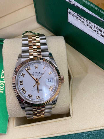 Rolex Datejust Everose Gold Watch-full Set- - Reeluxs 