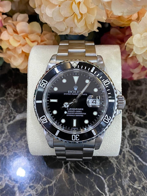 Rolex Submariner Date Ref 16610 40mm Automatic Unisex Watch (pre-owned) - Reeluxs 