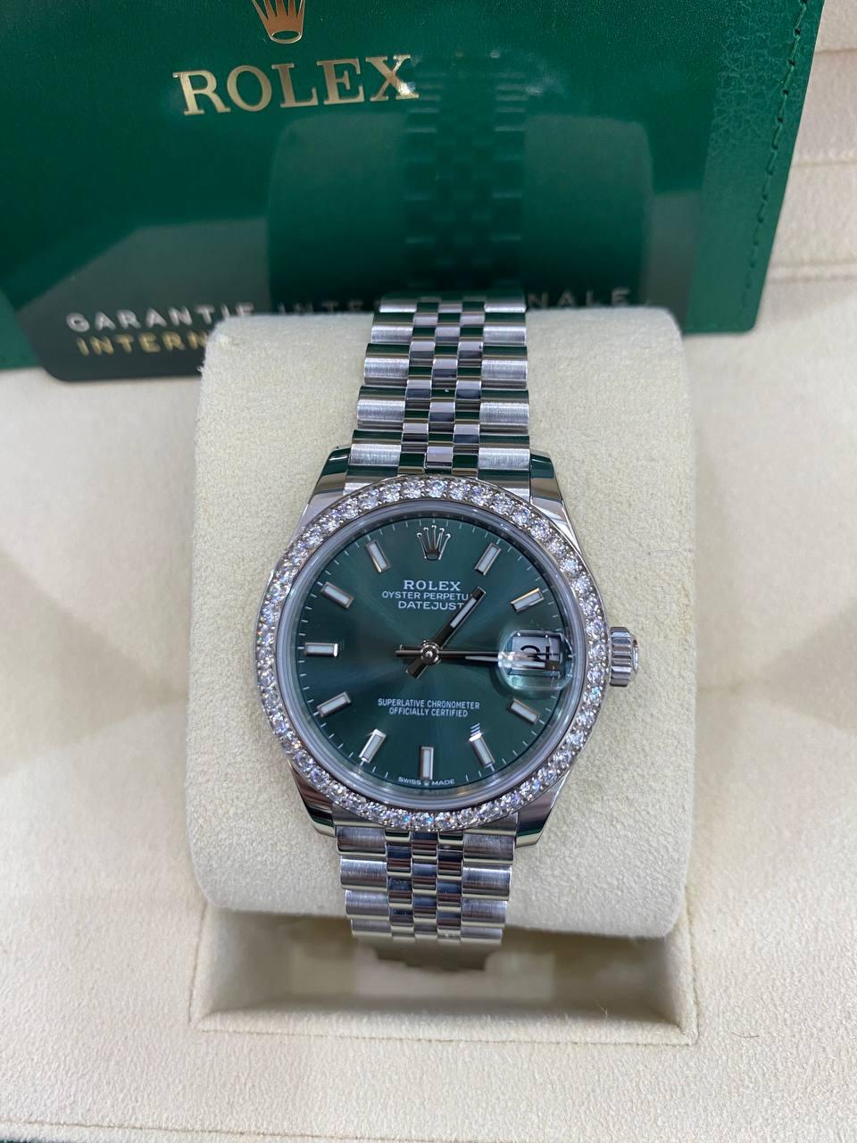 Rolex Datejust 31 Ref 278384 31mm Automatic Ladies Watch Full Set - Reeluxs 