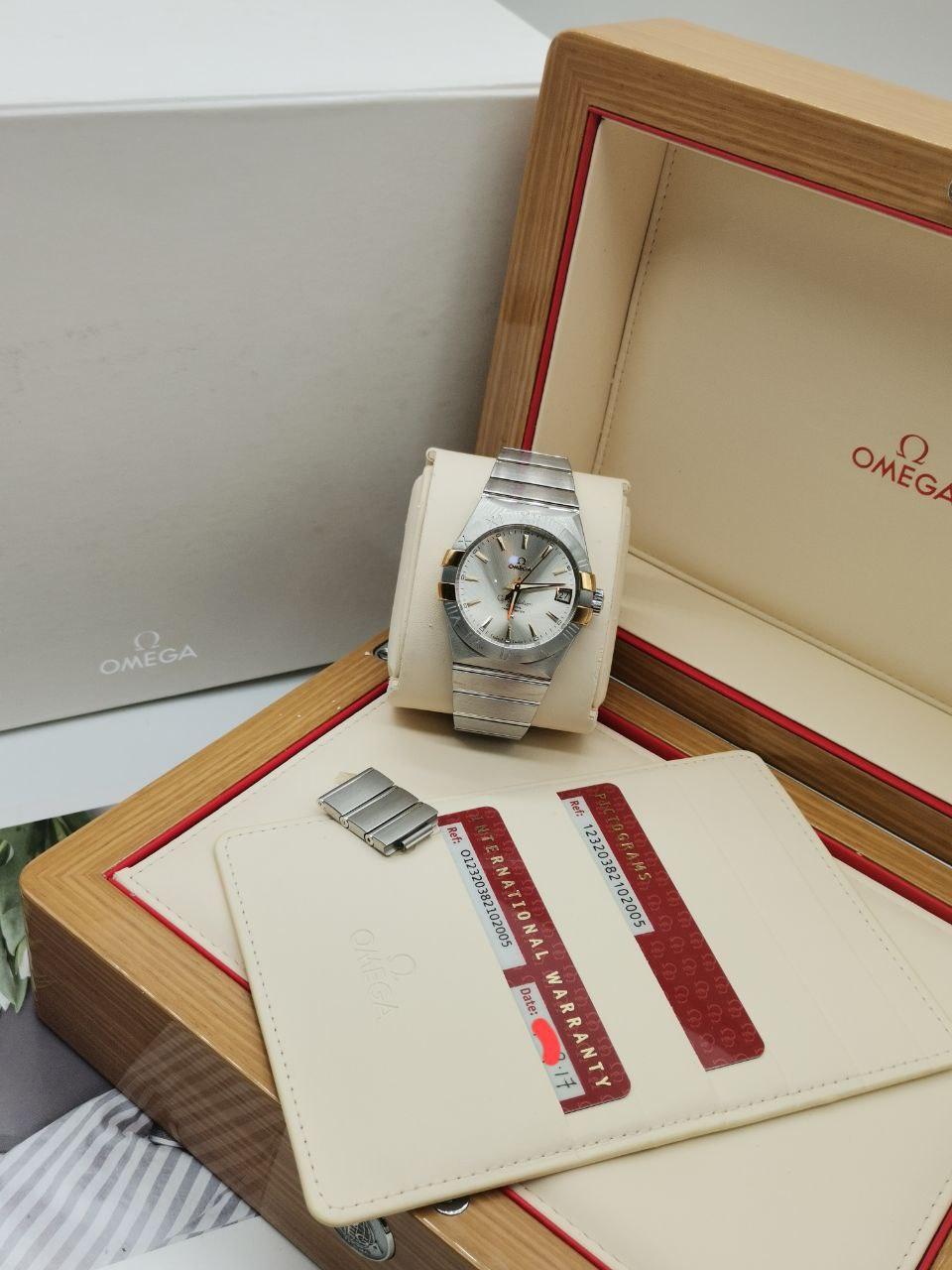 Omega constellation co-axial chronometer watch ref: 123.20.38.21.02.005 -full set- - Reeluxs 