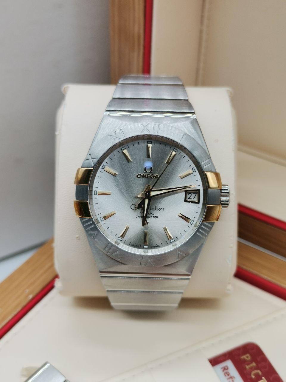 Omega constellation co-axial chronometer watch ref: 123.20.38.21.02.005 -full set- - Reeluxs 