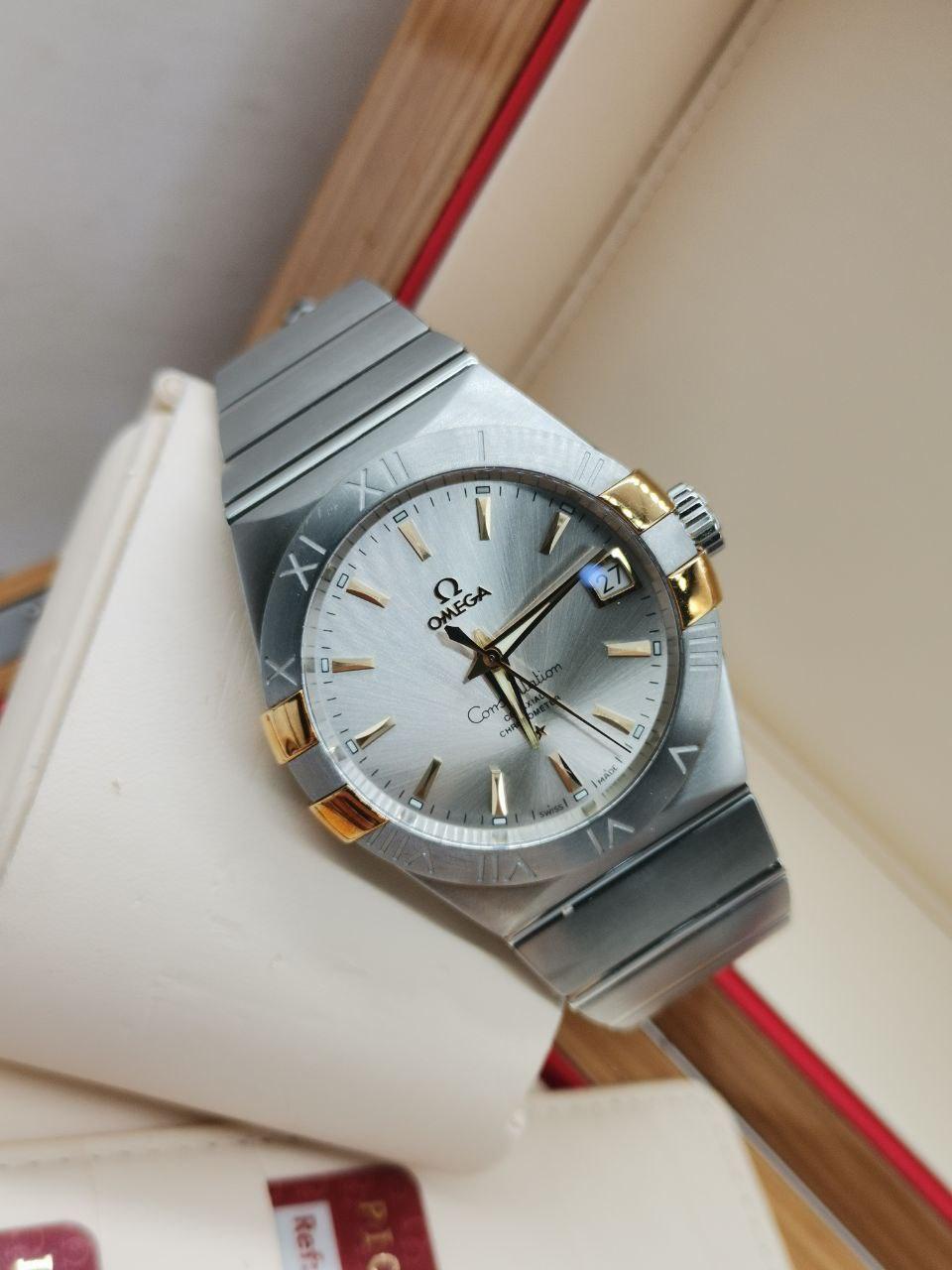 Omega constellation co-axial chronometer watch ref: 123.20.38.21.02.005 -full set- - Reeluxs 