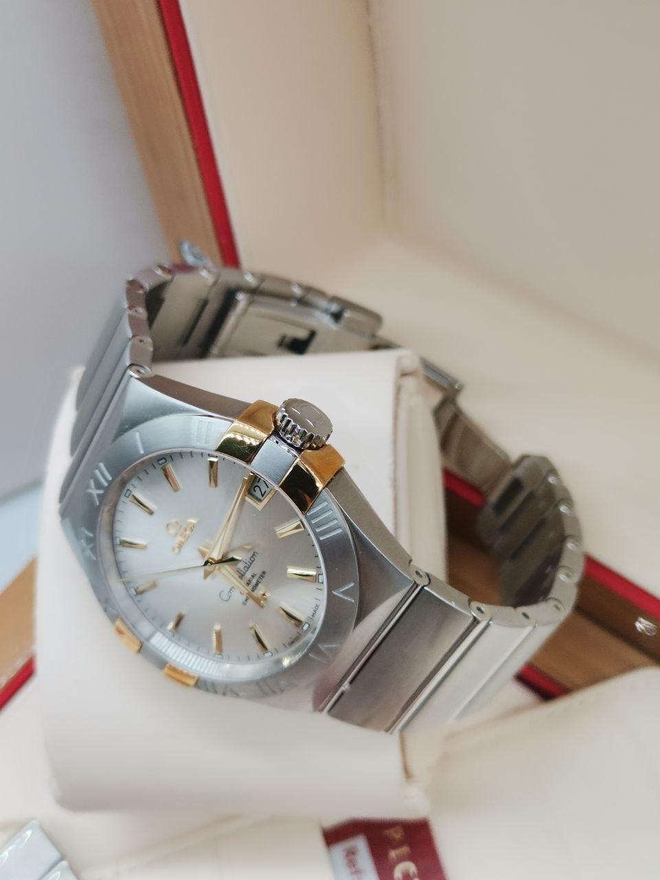 Omega constellation co-axial chronometer watch ref: 123.20.38.21.02.005 -full set- - Reeluxs 