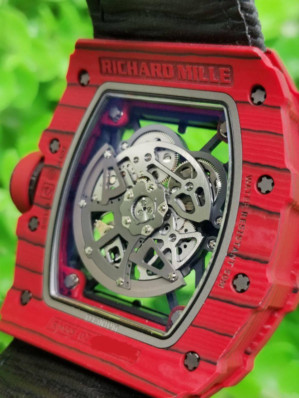 Richard mille rm35-02 rafael nadal ntpt factory diamond watch - Reeluxs 