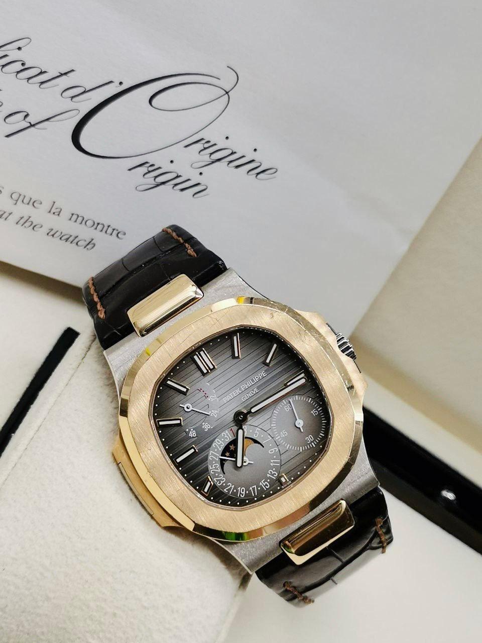 Patek Philippe Nautilus Watch Ref: 5712gr 40mm Automatic Full Set - Reeluxs 