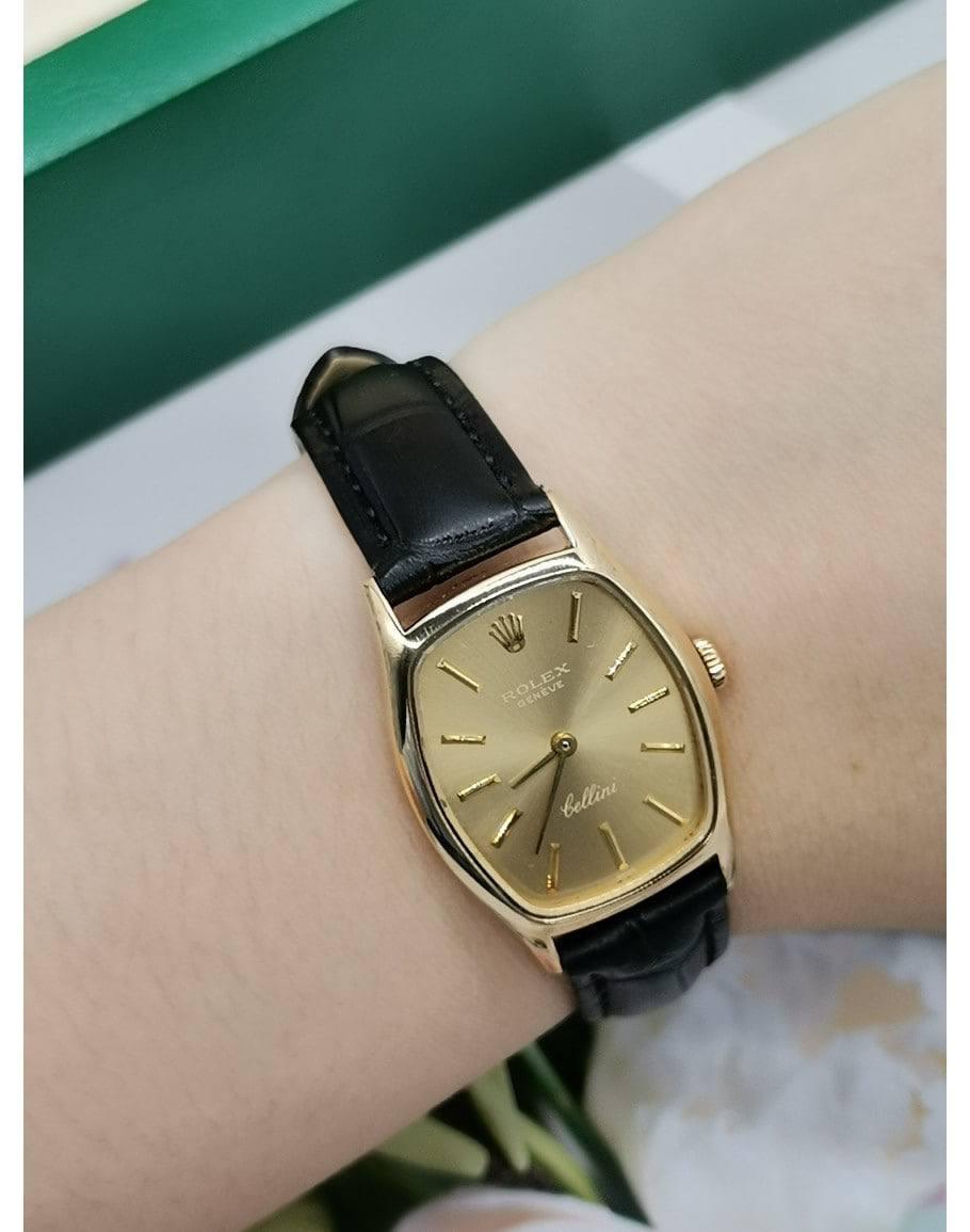 Rolex Cellini Yellow Gold Ladies Watch 26MM Mannual Winding - Reeluxs 