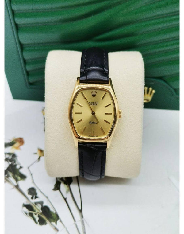 Rolex Cellini Yellow Gold Ladies Watch 26MM Mannual Winding - Reeluxs 