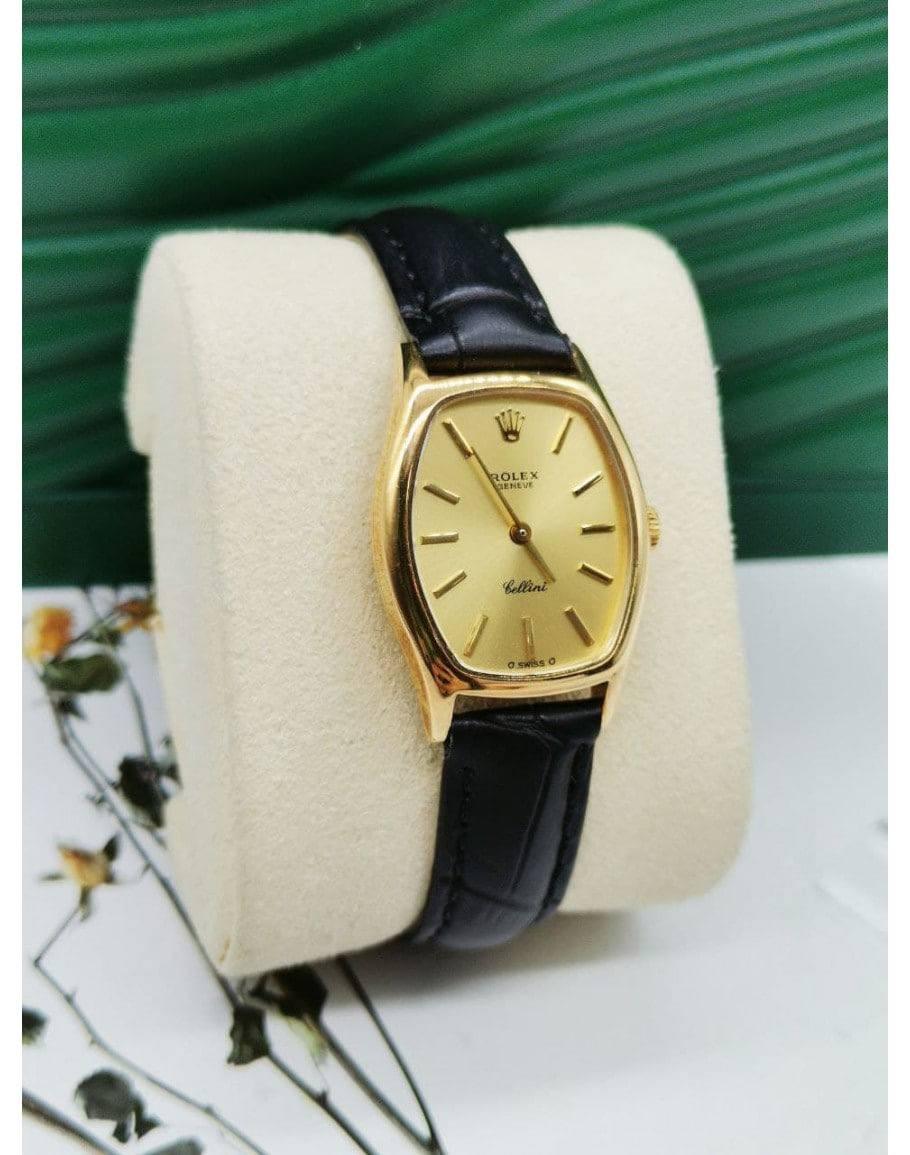 Rolex Cellini Yellow Gold Ladies Watch 26MM Mannual Winding - Reeluxs 