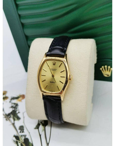 Rolex Cellini Yellow Gold Ladies Watch 26MM Mannual Winding - Reeluxs 