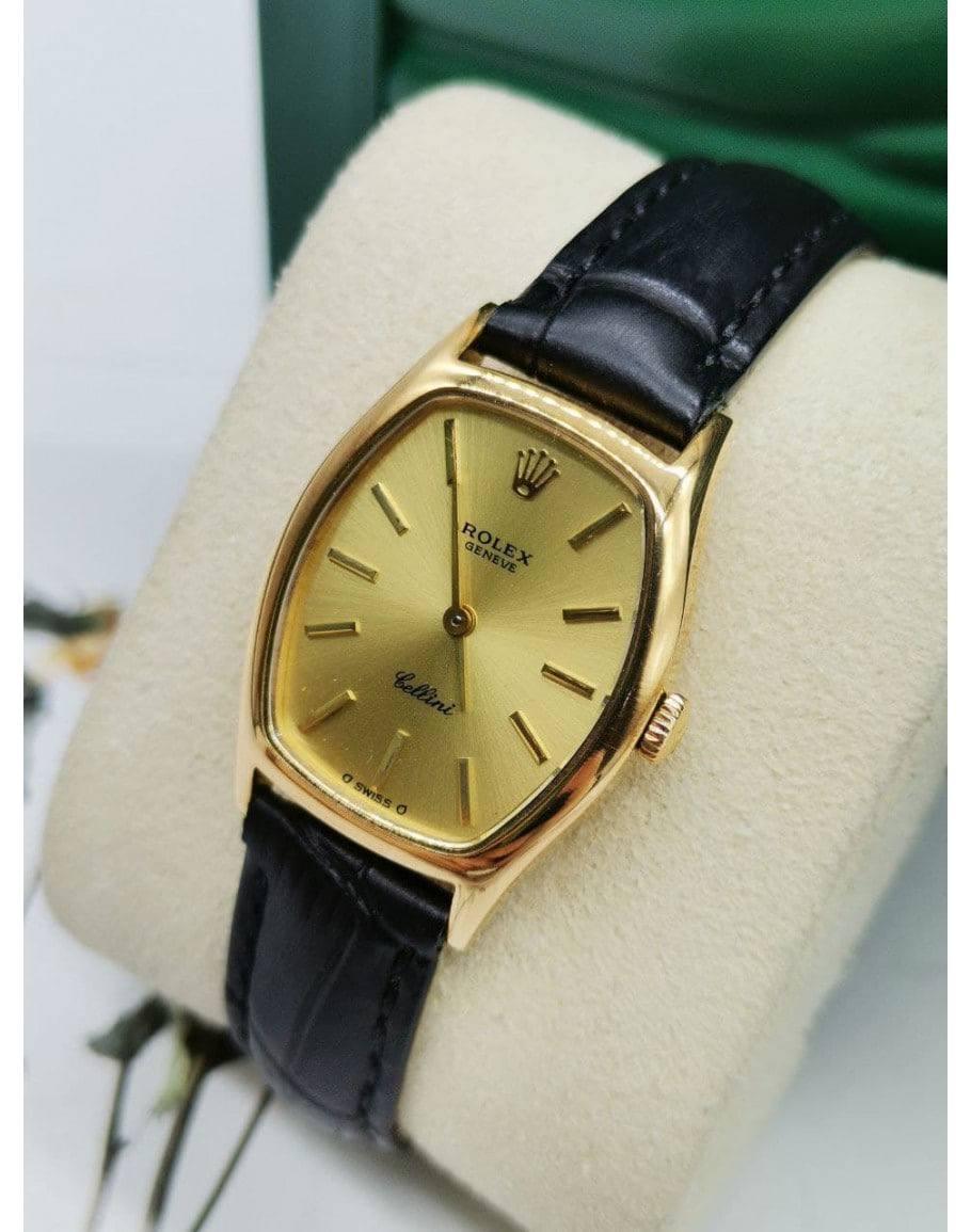 Rolex Cellini Yellow Gold Ladies Watch 26MM Mannual Winding - Reeluxs 