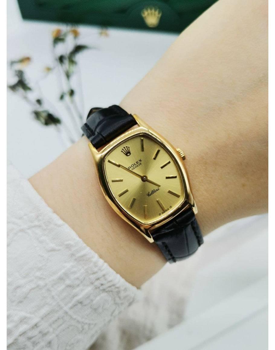 Rolex Cellini Yellow Gold Ladies Watch 26MM Mannual Winding - Reeluxs 