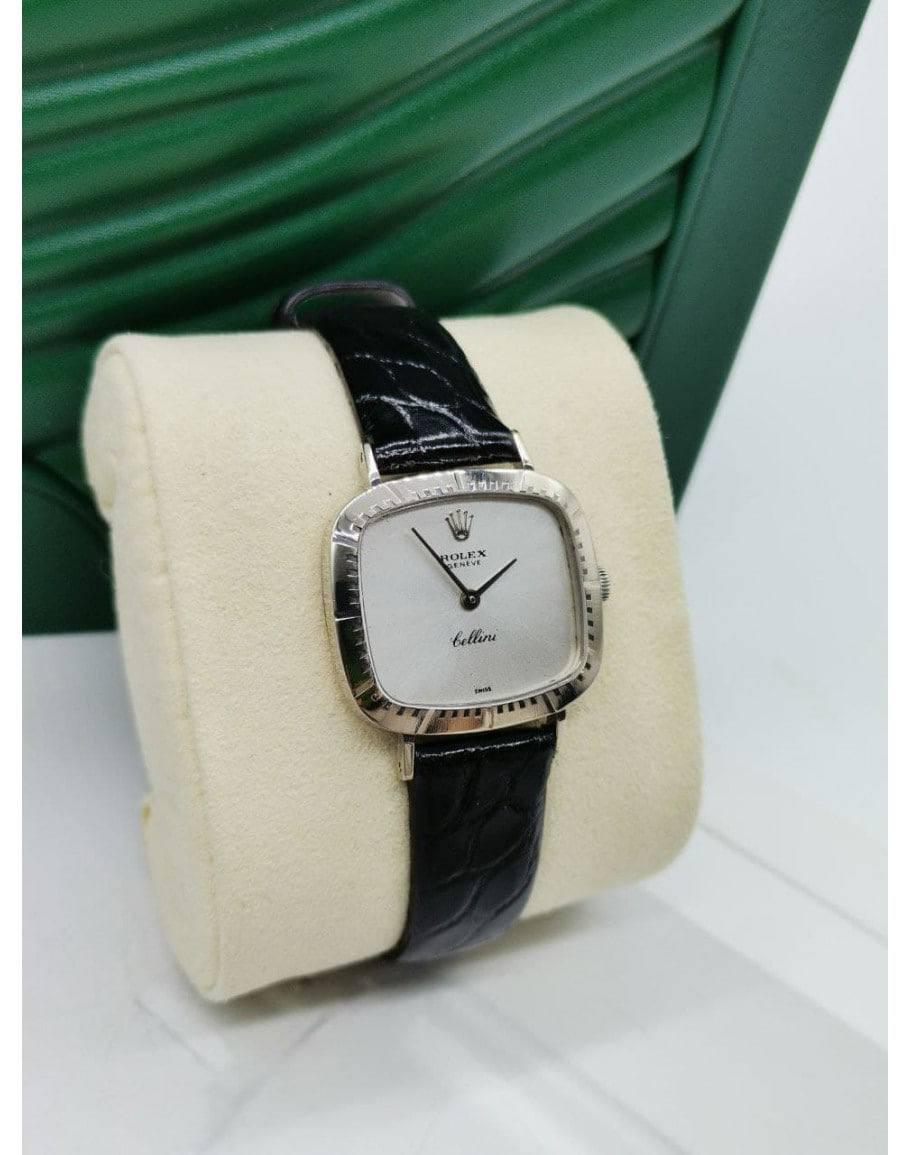 Rolex Cellini White Gold Ladies Watch 30 x 35 MM Manual Winding - Reeluxs 