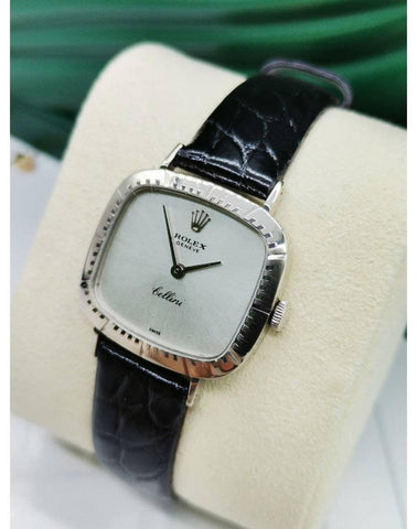 Rolex Cellini White Gold Ladies Watch 30 x 35 MM Manual Winding - Reeluxs 