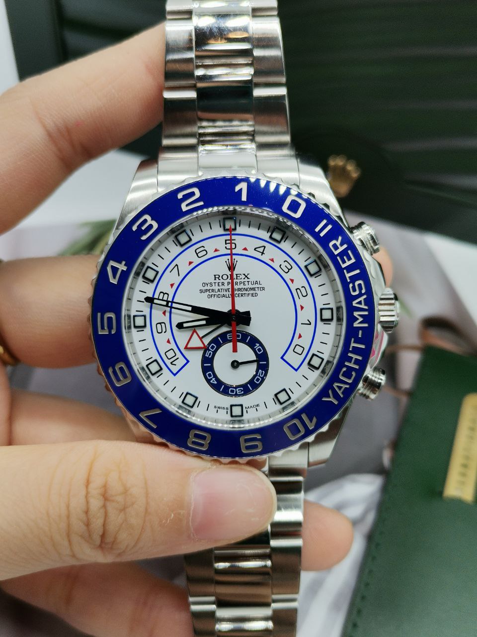 Rolex Yacht Master Ii Men's Watch Ref116680 44mm Automatic Full Set