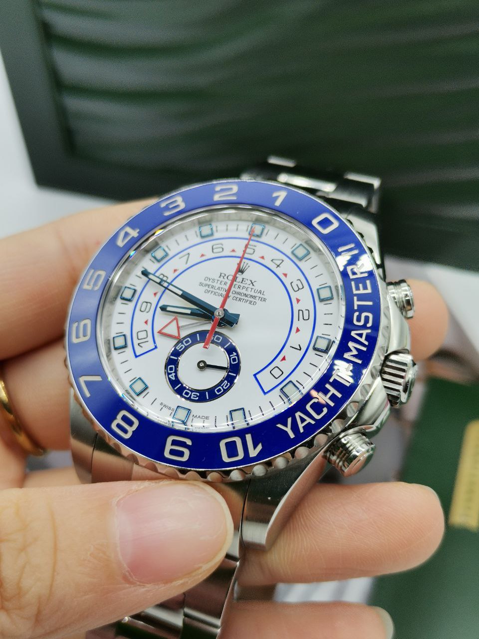 Rolex Yacht Master Ii Men's Watch Ref116680 44mm Automatic Full Set