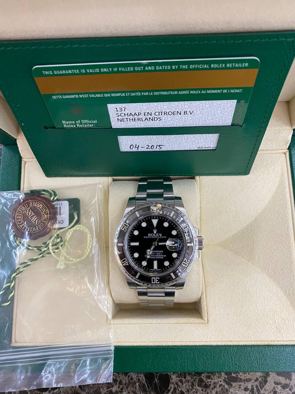 Rolex Submariner Date Watch Ref116610ln -full Set- - Reeluxs 