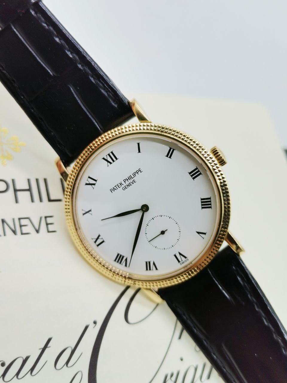 Patek Philippe Calatrava 3919j Watch -full Set- - Reeluxs 