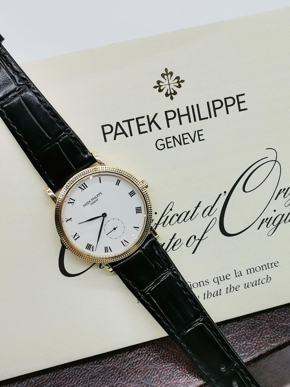 Patek Philippe Calatrava 3919j Watch -full Set- - Reeluxs 
