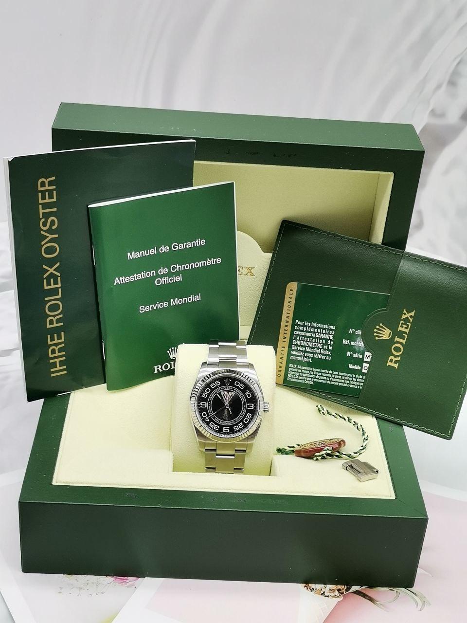 Rolex Oyster Perpetual Ref116034 Unisex Watch -full Set- - Reeluxs 