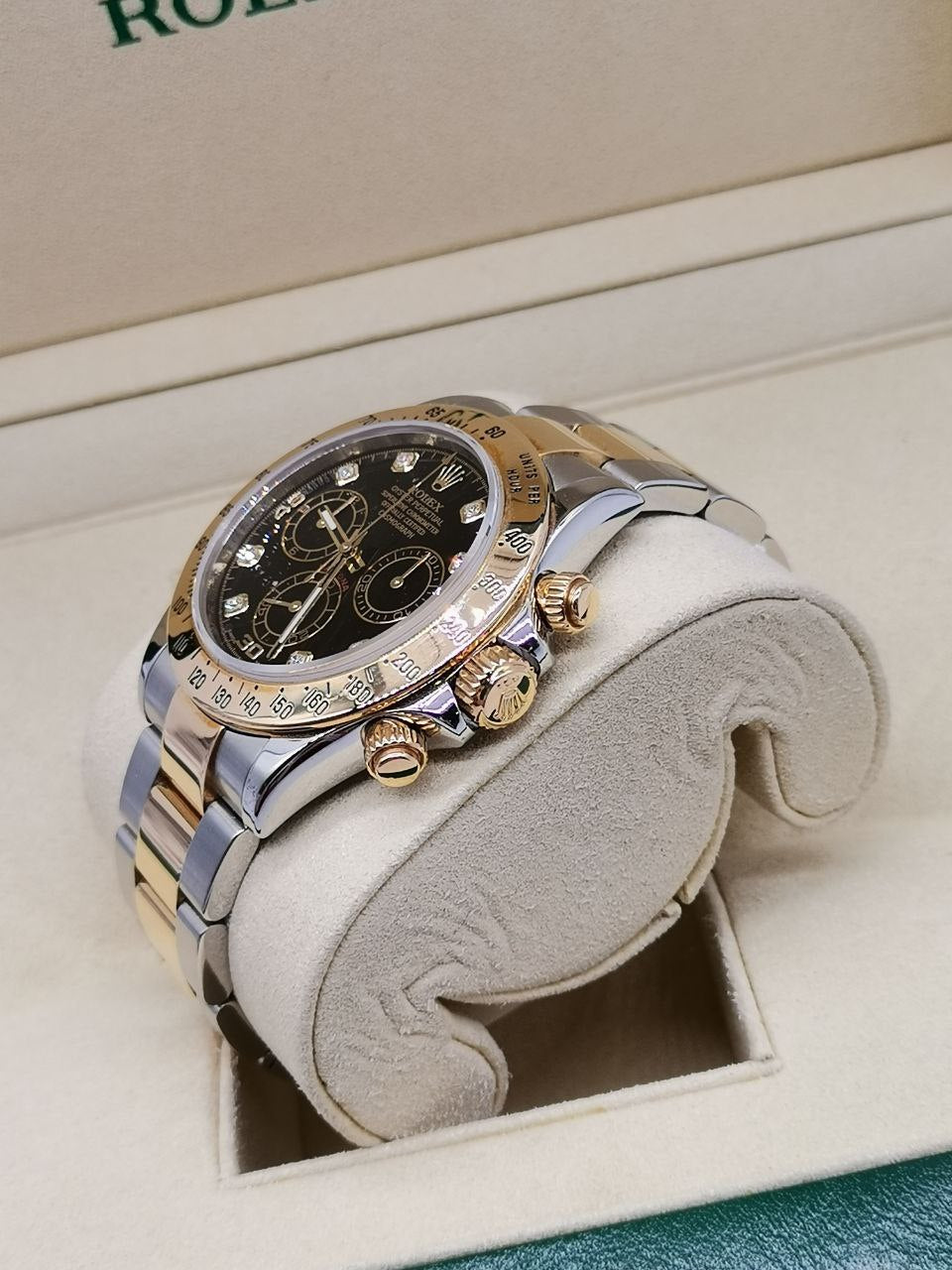 Rolex Daytona Diamond Unisex Watch Ref116523 40mm Automatic