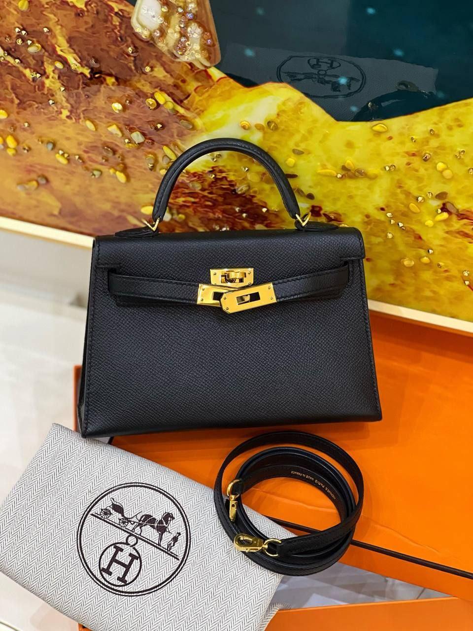 Hermes Mini Kelly 20 Ghw Bag -full Set- - Reeluxs 