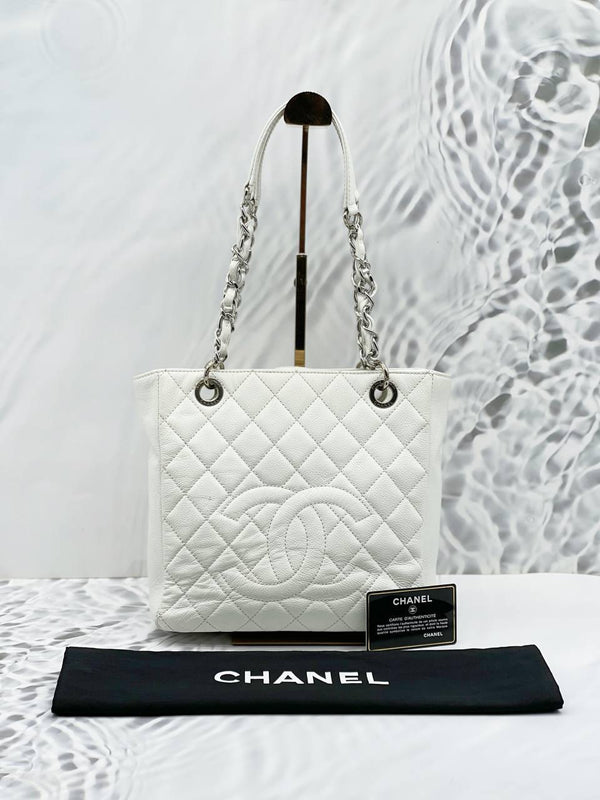 Chanel Pst Caviar Leather Bag - Reeluxs 