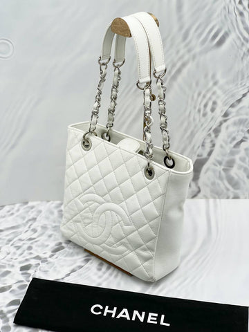 Chanel Pst Caviar Leather Bag - Reeluxs 