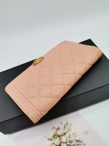 Chanel Pink Long Wallet - Reeluxs 