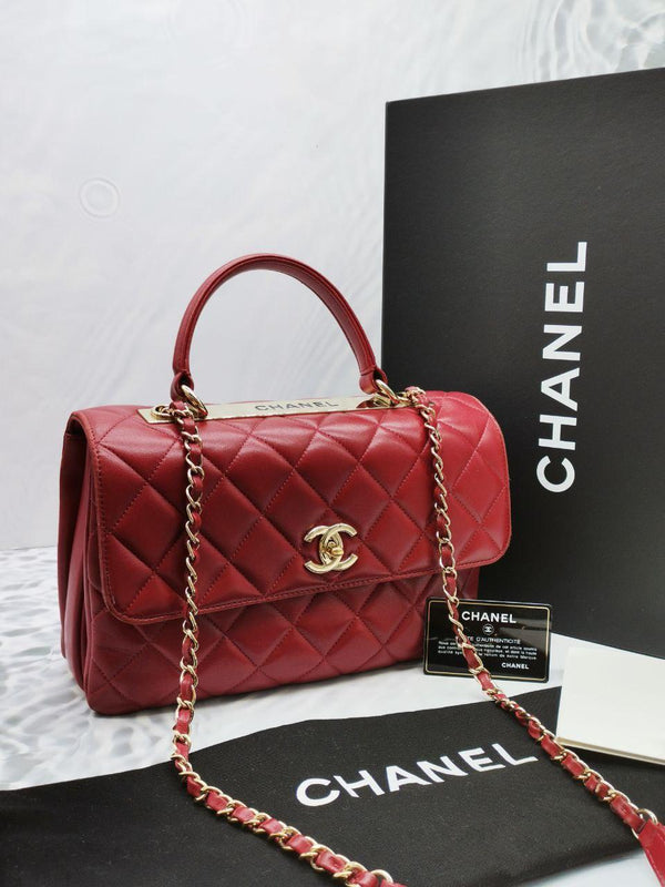 Chanel Top Handle Flap Bag -full Set- - Reeluxs 