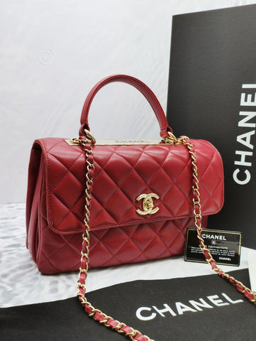 Chanel Top Handle Flap Bag -full Set- - Reeluxs 