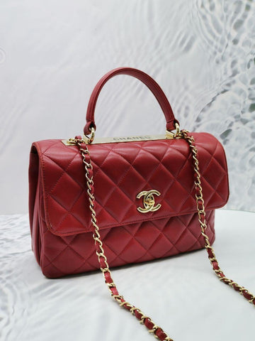 Chanel Top Handle Flap Bag -full Set- - Reeluxs 