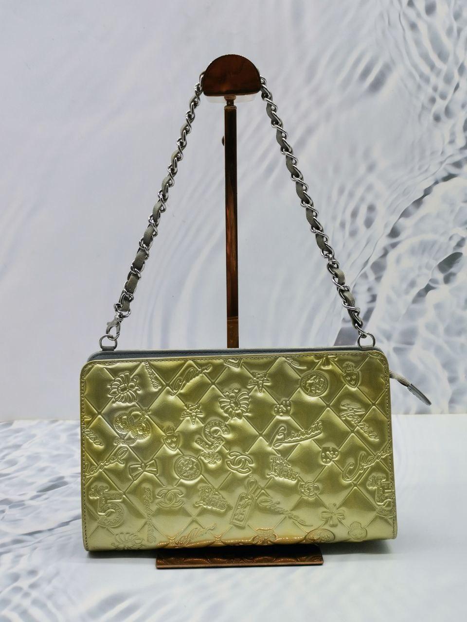 Chanel Embossed Lucky Symbols Shoulder Bag - Reeluxs 