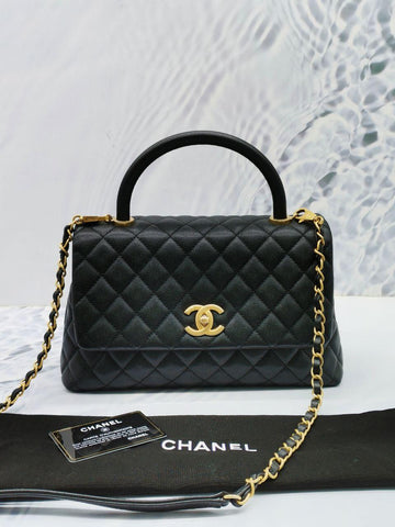 Chanel Coco Caviar Handle Bag - Reeluxs 