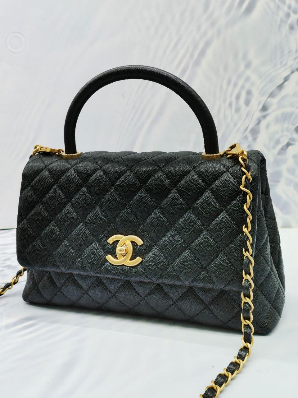 Chanel Coco Caviar Handle Bag - Reeluxs 