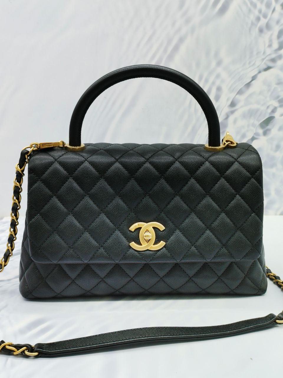 Chanel Coco Caviar Handle Bag - Reeluxs 