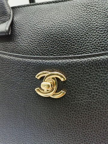 Chanel Caviar Handle Bag With Strap - Reeluxs 