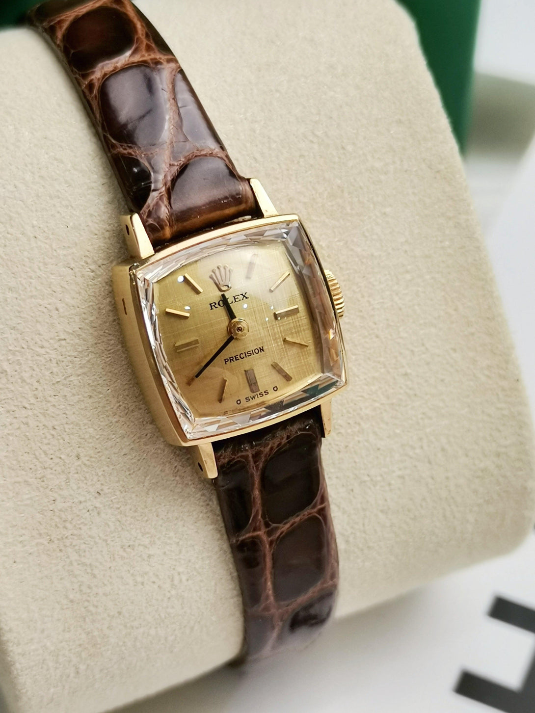 Rolex vintage precision ladies watch 15 x 15mm manual winding - Reeluxs 